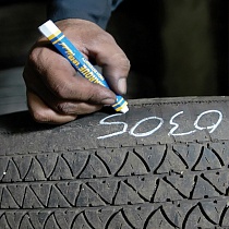 Твердый маркер-краска для шин Markal Tyre Marque, от -29 до +54°C, 12.7 мм
